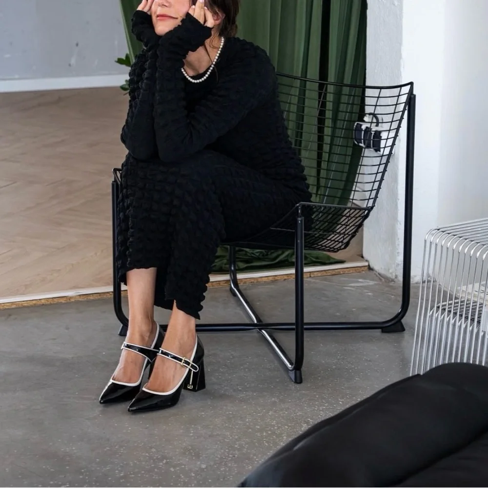 NWT Jorge Bischoff Black Patent Leather Mary Jane Pumps | BR Designer 🇧🇷 - Picture 3 of 9